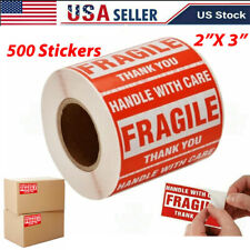 12 Roll 5001000 Fragile Stickers 2x3 Fragile Label Handle With Care Mailing