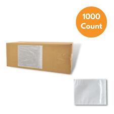 5.125 X 8 Packing List Envelopes Water Resistant Back Load Clear 1000 Pieces