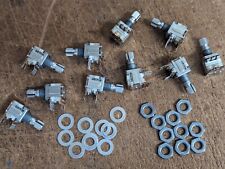 Lot Of 10 10k Ohm Potentiometer Linear Onoff Switch