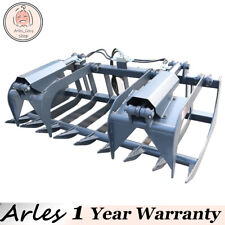 Landy Attachments 72 Skid Steer Root Rake Grapple Bucket Front End Loader