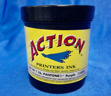Action Printers Ink - Pantone Purple 8508 - 1 Lb