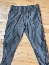 Chefworks Gray Jogger 257 Chef Pants - Draw String - Unisex Size S