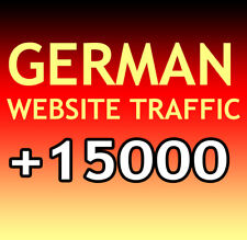 15000 German Website Aurufe 7 Days Days Organic Target German Web Traffic