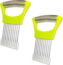 Onion Slicerkitchen Accessory Toolslicing Toolvegetable Slicergreen2 Pack