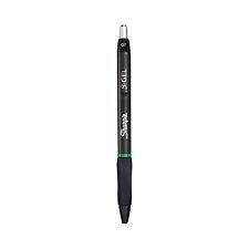 Sanford Sharpie S-gel High-performance Gel Pen Retractable Medium 0.7 Mm Green