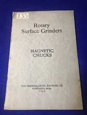 1917 Rotary Surface Grinders Magnetic Chucks Catalog X306
