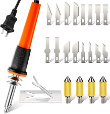 22 Pieces Electric Hot Knife Cutter Tool Kit Include Heat Cutter Multipurpose St