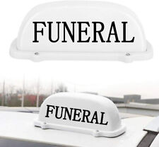 Funeral Car Top Sign Magnet Display Car Roof Sign Free Shipping Usa Seller