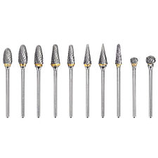 10pcs Dental Lab Polishing Bur Drills Tungsten Steel Carbide Burs 2.35mm Ce Fda