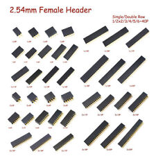 12x2345640p Female Header Socket 2.54mm Connector Strip Singledouble Row