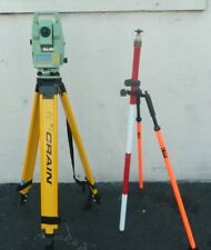 Leica Tcra1103 Plus Survey Robotic Total Station W Tripod Prism Pole