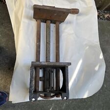 Large Vise Too Lrichards Wilcox Aurora Ill Vintage As Found