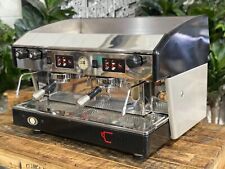 Wega Atlas 2 Group Espresso Coffee Machine Black Grey W.pesado Handles Cafe
