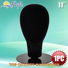 Black Female Foam Mannequin Head Holder Stand Display Wig Hat Glasses 11