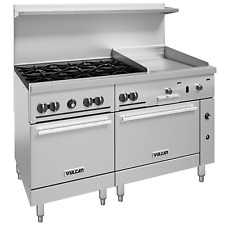 Vulcan Propane 60 Range With 6 Burners 24 Griddle And 2 Ovens - 278000 Btu