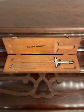 Scherr-tumico Machinist Micrometer Depth Gauge Set W6x Rods Wooden Case