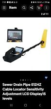 Sewer Drain Pipe 512hz Cable Locator Sensitivity Adjustment Lcd Display15 Levels