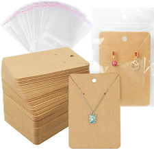 Earring Cards Necklace Display Cards With Bags150 Earring Display Cards 150