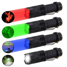 Camping White Torch Led Blue Red Astronomy Night Lamp Vision Light Flashlight