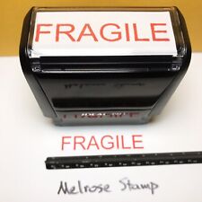 Fragile Rubber Stamp Red Ink Self Inking Ideal 4913