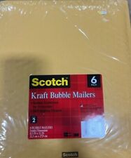 Scotch Kraft Bubble Mailers 6 Pack