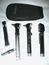 Lot Of 3 Welch Allyn Otoscope Opthalmoscope Set
