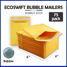 75 0000 4 X 6 Ecoswift Small Self Seal Kraft Bubble Mailers Padded Envelopes