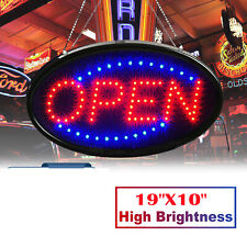 Led Store Open Business Sign Ultra Bright Neon Light Animated Motion With Onoff