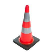 18 Orange Pvc Reflective Traffic Safety Cone