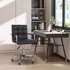 Midback Executive Modern Office Chair Computer Desk Task Pu Leather Swivel