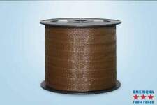 Brown Electric Fence Polytape 1 12 X 660 Spliced Lot Of 4 Rolls