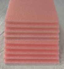 10x Pink Foam Anti Static Electrical Shipping Packing Sheets 10.5 X 10 X 0.5