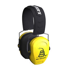 Walkers Razor Slim Passive Shooting Safety Ear Muffs Yellow Dont Tread On Me