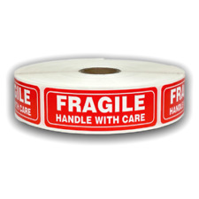Fragile Handle With Care Stickers 1x3 Adhesive Label 100 Labels