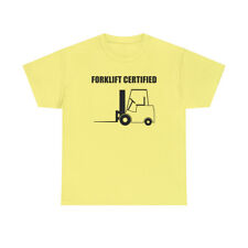 Forklift Certified Unisex Heavy Cotton T-shirt