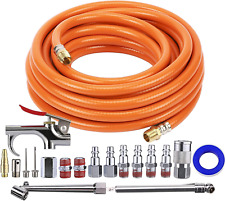 Air Compressor Kit 38 Inch X 25 Ft Hose 18 Pieces Air Tool Accessories Durable