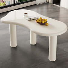 Guyii Irregular Dining Table Cream White Kitchen Table Set For Dining Room Table