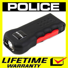 Police Stun Gun 512-700bv Max Volt Rechargeable Bright Led Flashlight Black