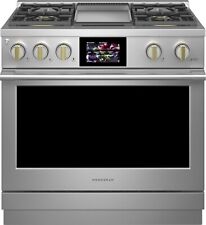 Monogram 36 Dual Fuel Range With 4 Burners And Griddle - Zdp364ndtss