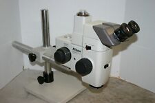 Nikon Smz-u Trinocular Stereozoom Microscope Ready For Camera Boom - Nice
