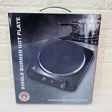 New Chefs Counter Single Burner Hot Plate Cc-350-bk Electric Stovetop 1000w