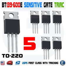5pcs Bt139-600e Bt139 Triac 600v Sensitive Gate Bi-directional Switching 16a Us