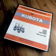Kubota L2250 L2550 L2850 Tractor Service Repair Manual Shop Book Overhaul 452pgs