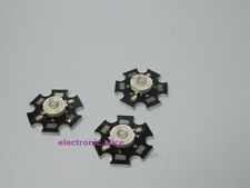 3w Uvultra Violet High Power Led Light Emitter 400-410nm With 20mm Heatsink 5pc