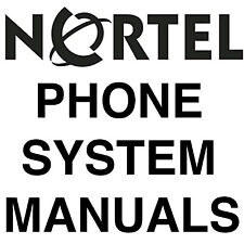 Biggest Norstar Nortel Manuals Phone System Manual Manuals Dvd Set