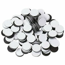 Magnets Small Round Black Lightweight W Stickers For Crafts Etc. Lot Of 250