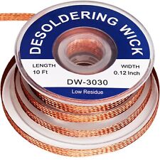 Solder Wick Braid With Flux - 3mm Width 10 Length - Desoldering Remover Tool