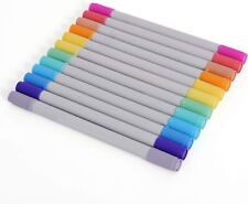 Zink Colorful Fine Chisel Double Twin Tip Markers 12 Pack