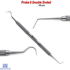 Diagnostic Probe 6 Double Ended Examination Dentist Pick Tooth Care Instrument