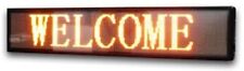 Signtronix Yellow Led Programmable Outdoor Sign 1 Ft. High X 8 Ft. Wide